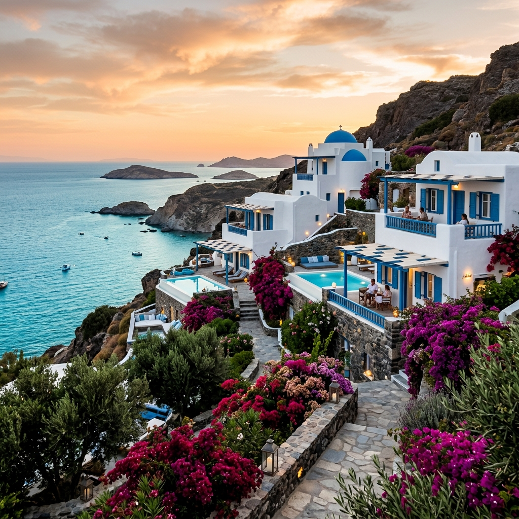 hotels in milos greece